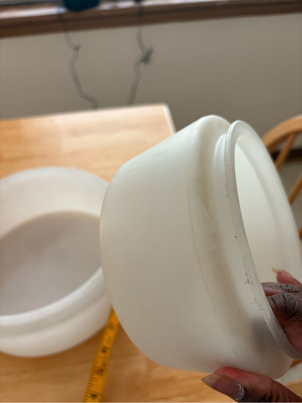 Vintage White Frosted Glass light fixture coverings - Modern Home Accents